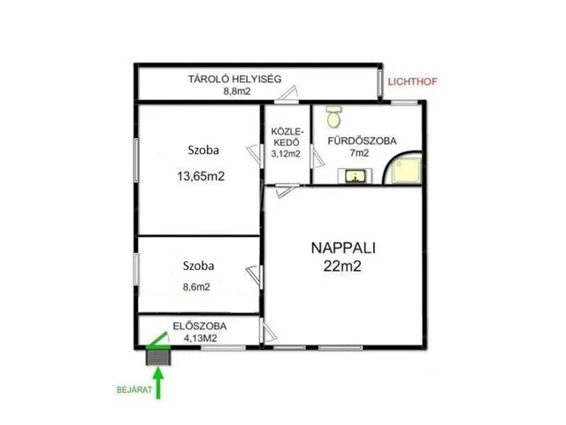 Eladó lakás Budapest XX. kerület 68 nm