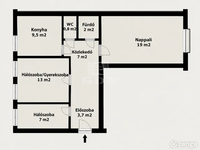 Eladó lakás Budapest X. kerület, Óhegy 62 nm