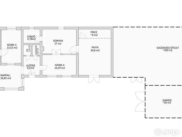 Eladó ház Fertőd, Süttör, Szabadság utca 12 118 nm