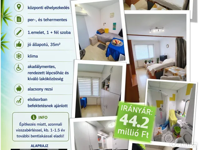 Eladó lakás Székesfehérvár, Ősz utca 35 nm