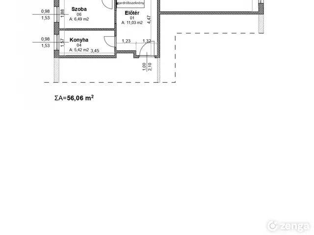 Eladó lakás Budapest III. kerület, Békásmegyer, Jós utca 12. 57 nm
