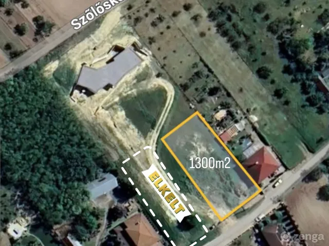 Eladó telek Dunaföldvár 1300 nm