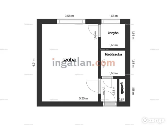 Eladó lakás Budapest IX. kerület, József Attila lakótelep 27 nm