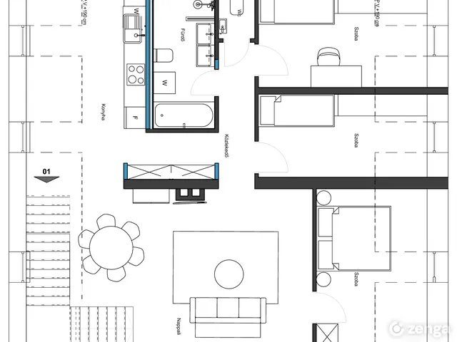 Kiadó lakás Budapest II. kerület, Erzsébettelek 100 nm