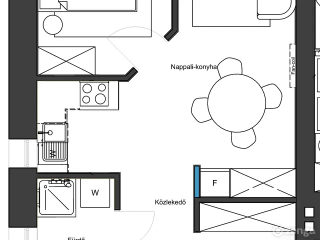 Kiadó lakás Budapest II. kerület 52 nm