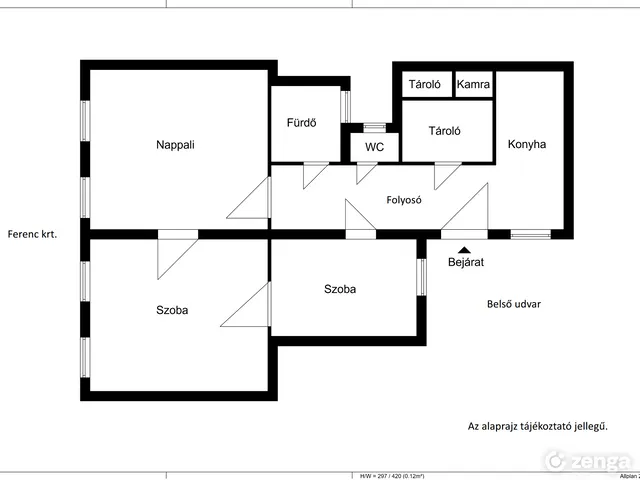 Eladó lakás Budapest IX. kerület, Belső Ferencváros 104 nm