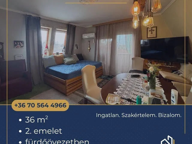 Eladó lakás Hajdúszoboszló 36 nm