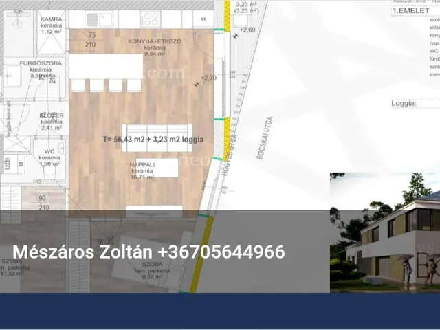 Eladó lakás Hajdúszoboszló 60 nm