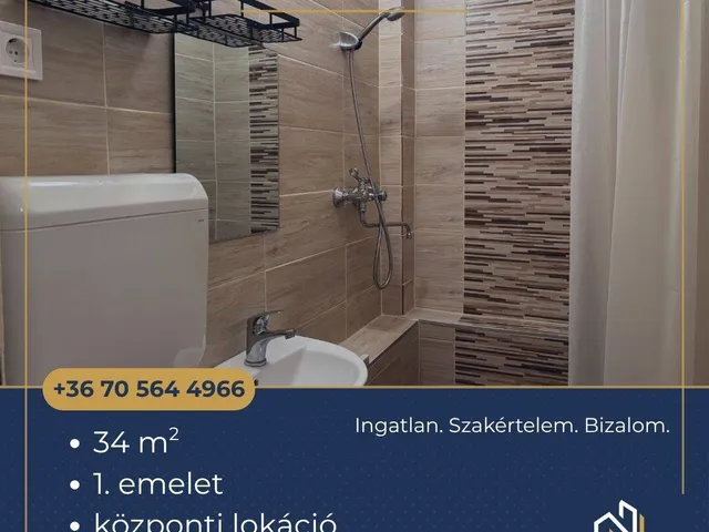 Eladó lakás Debrecen 34 nm