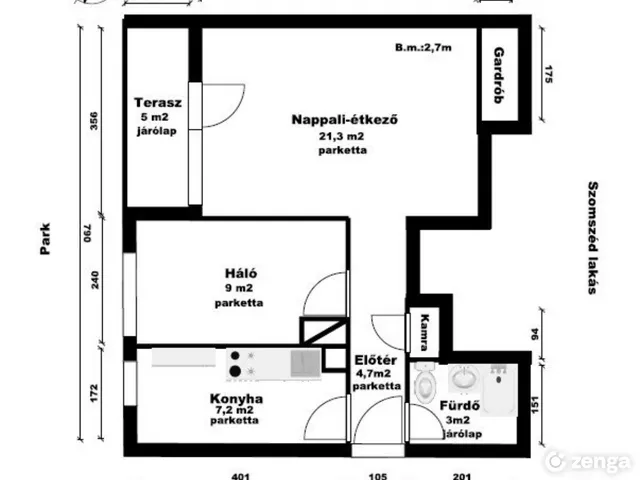 Eladó lakás Budapest XVIII. kerület 43 nm
