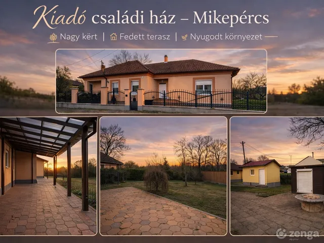 Eladó ház Mikepércs 118 nm