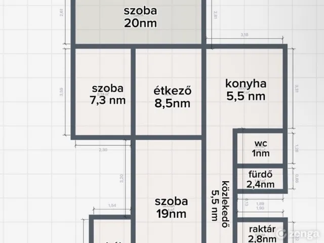 Eladó lakás Budapest XVIII. kerület, Havanna lakótelep 71 nm