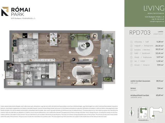 Eladó lakás Budapest III. kerület, Csillaghegy 60 nm