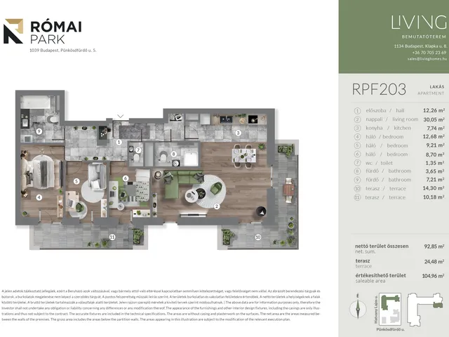 Eladó lakás Budapest III. kerület, Csillaghegy 93 nm