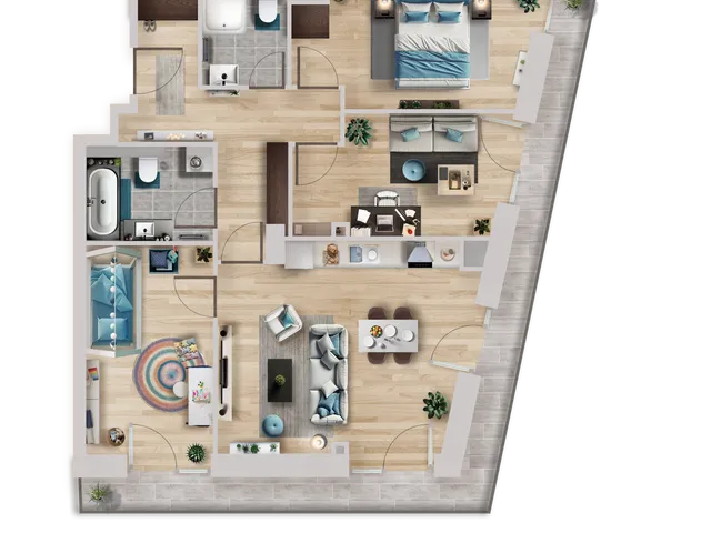 Eladó lakás Budapest XIII. kerület 80 nm