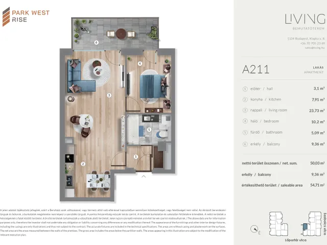 Eladó lakás Budapest XIII. kerület 50 nm