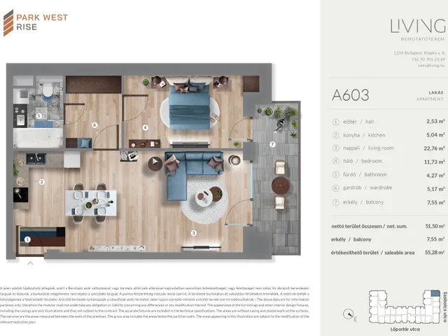 Eladó lakás Budapest XIII. kerület 51 nm