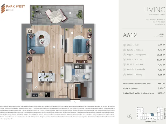 Eladó lakás Budapest XIII. kerület 45 nm