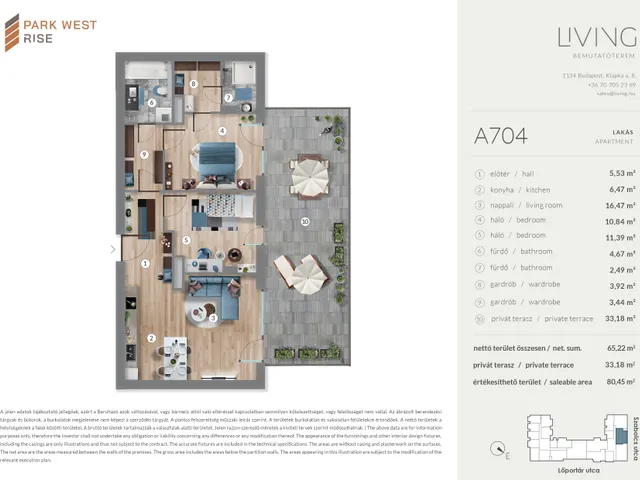 Eladó lakás Budapest XIII. kerület 65 nm