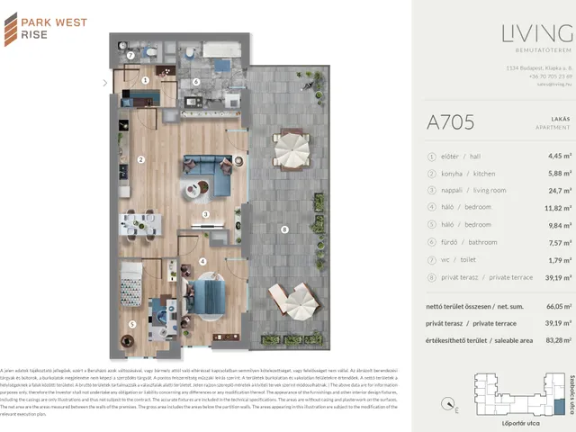 Eladó lakás Budapest XIII. kerület 66 nm