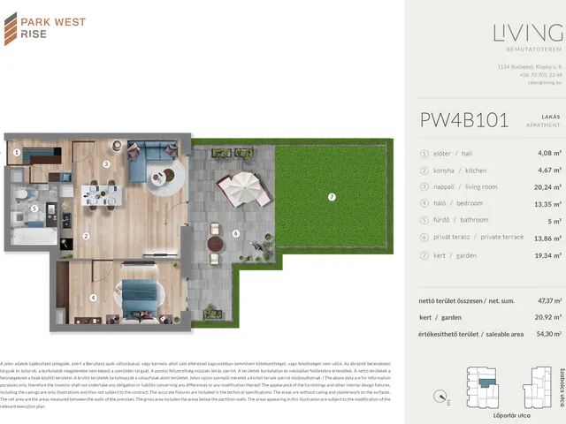 Eladó lakás Budapest XIII. kerület 47 nm