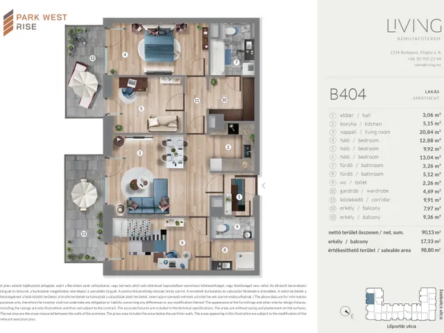 Eladó lakás Budapest XIII. kerület 83 nm