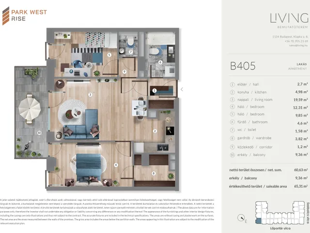 Eladó lakás Budapest XIII. kerület 60 nm