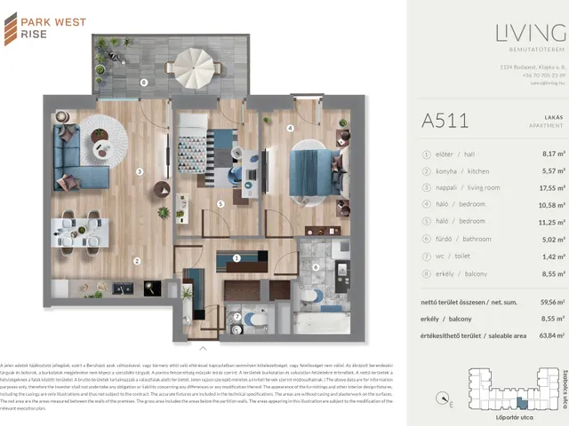 Eladó lakás Budapest XIII. kerület 47 nm