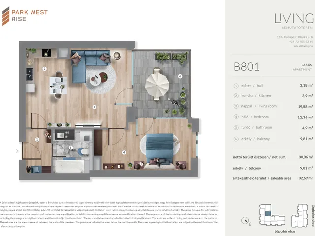 Eladó lakás Budapest XIII. kerület 43 nm