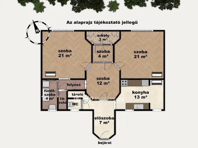 Eladó lakás Budapest VIII. kerület 87 nm