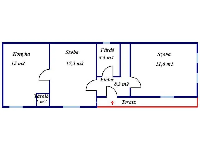 Eladó ház Tiszaszentimre 66 nm
