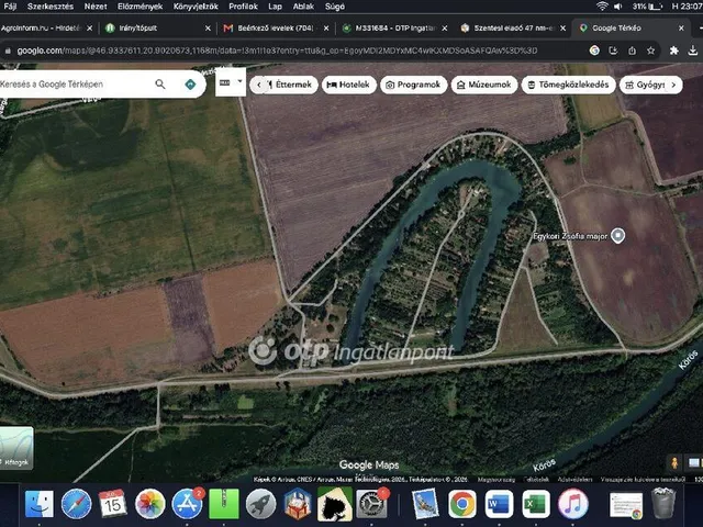 Eladó telek Gyomaendrőd 1063 nm