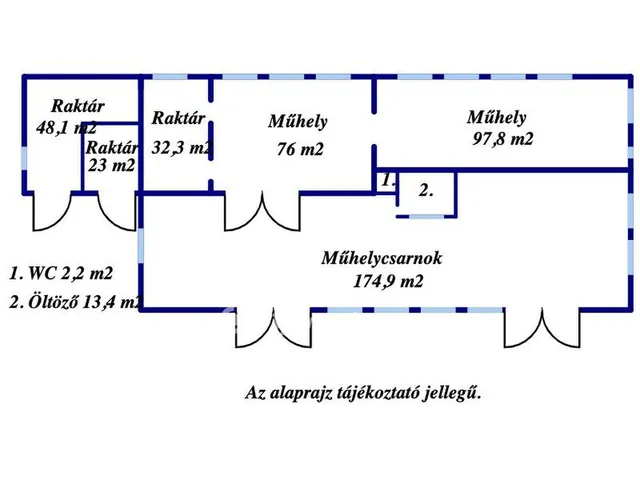 Eladó kereskedelmi és ipari ingatlan Gyomaendrőd 480 nm