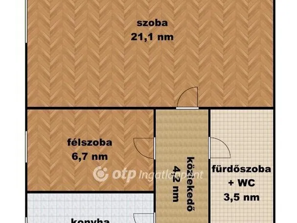 Eladó lakás Szolnok 42 nm