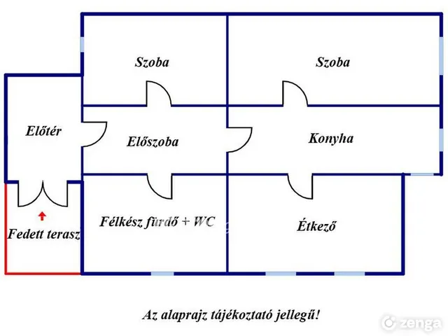 Eladó ház Tiszaföldvár 67 nm
