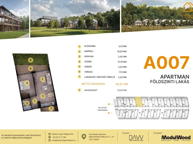 Eladó lakás Balatonföldvár 42 nm