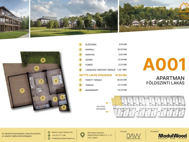 Eladó lakás Balatonföldvár 42 nm