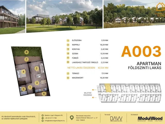 Eladó lakás Balatonföldvár 42 nm