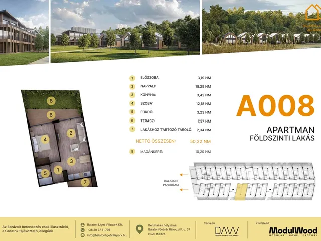 Eladó lakás Balatonföldvár 42 nm