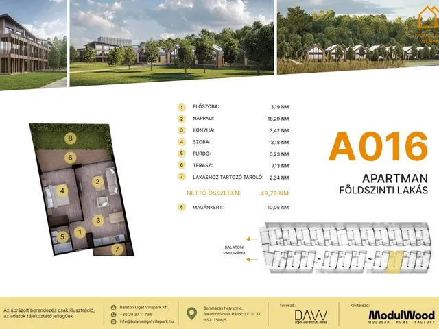 Eladó lakás Balatonföldvár 42 nm