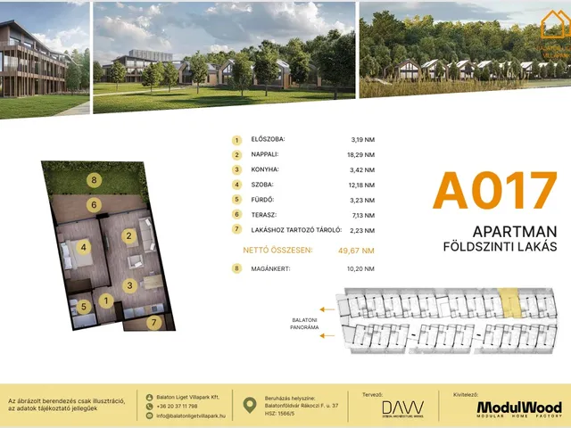 Eladó lakás Balatonföldvár 42 nm