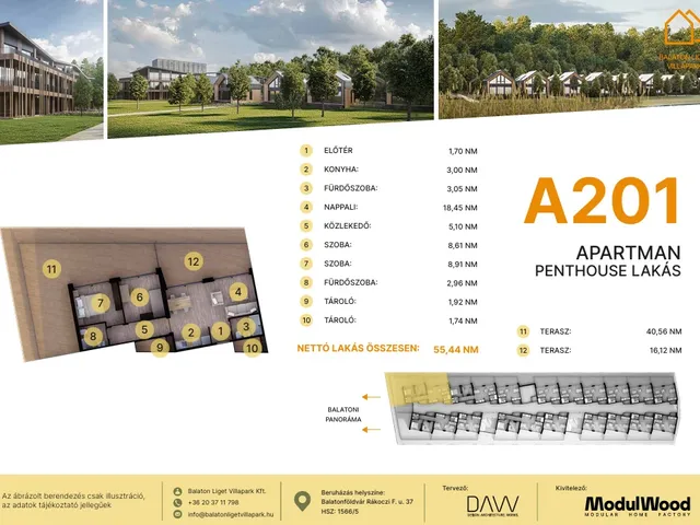 Eladó lakás Balatonföldvár 54 nm