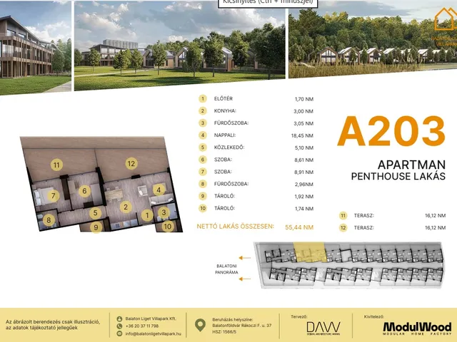 Eladó lakás Balatonföldvár 54 nm