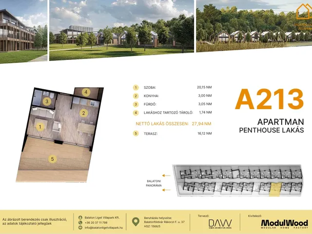 Eladó lakás Balatonföldvár 28 nm