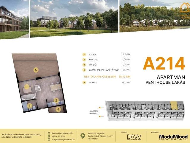 Eladó lakás Balatonföldvár 28 nm