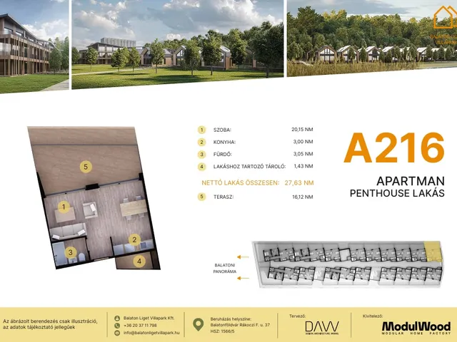 Eladó lakás Balatonföldvár 28 nm