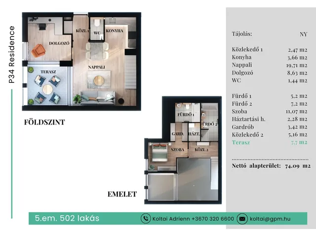 Eladó lakás Budapest VII. kerület 67 nm