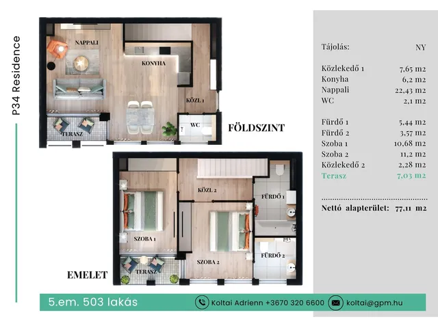 Eladó lakás Budapest VII. kerület 72 nm