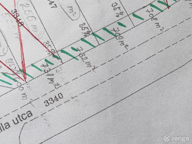Eladó telek Kozármisleny 732 nm