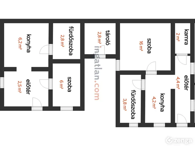 Eladó ház Budapest XI. kerület, Kelenvölgy 86 nm